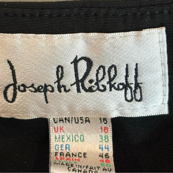 JOSEPH RIBKOFF Sz 16 Elastic Waist Pull On Jersey Knit Tapered Leg Trousers - Picture 6 of 8